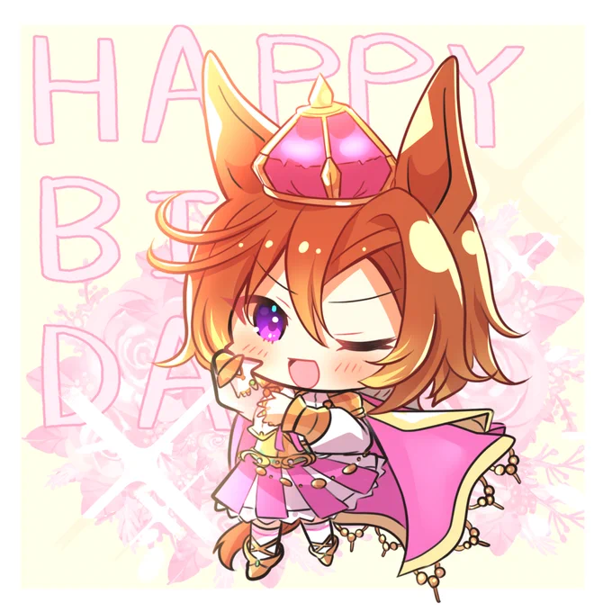 オペラオー様お誕生日おめでとうございます🌹✨
#ウマ娘 #テイエムオペラオー #テイエムオペラオー生誕祭2022 