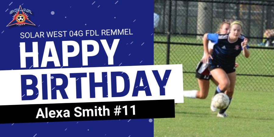 Happy Birthday to our strong and tough center back <a href="/alexaasmiithh/">alexa</a>!! We hope you have an awesome day!