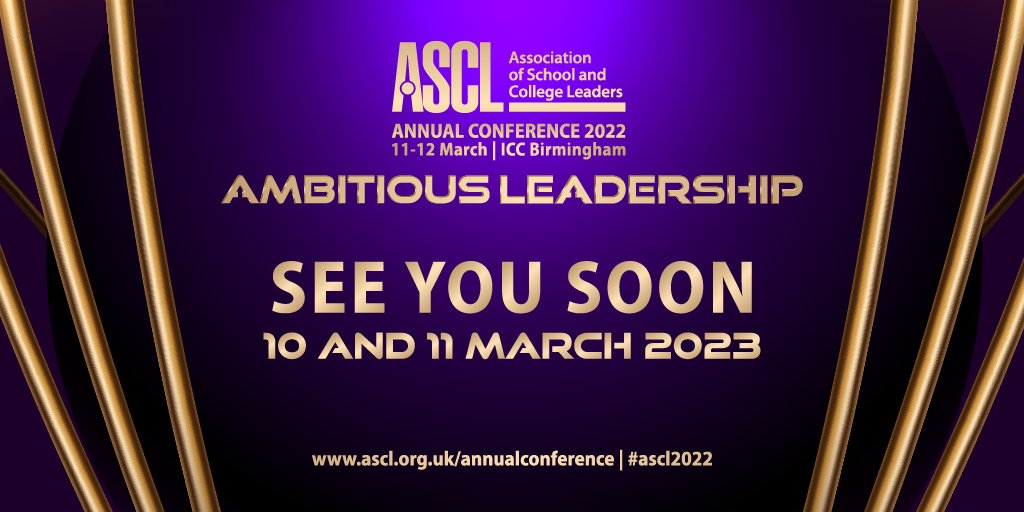 ASCL_UK's tweet photo. ASCL President Pepe Di'lasio brings #ASCL2022 to a close. Many thanks to all involved this year, and for making Annual Conference such a memorable event - it's been so good to see you all again. Have a safe journey home - and hope to see you next year! 

#AmbitiousLeadership https://t.co/qJm8gWtTO1