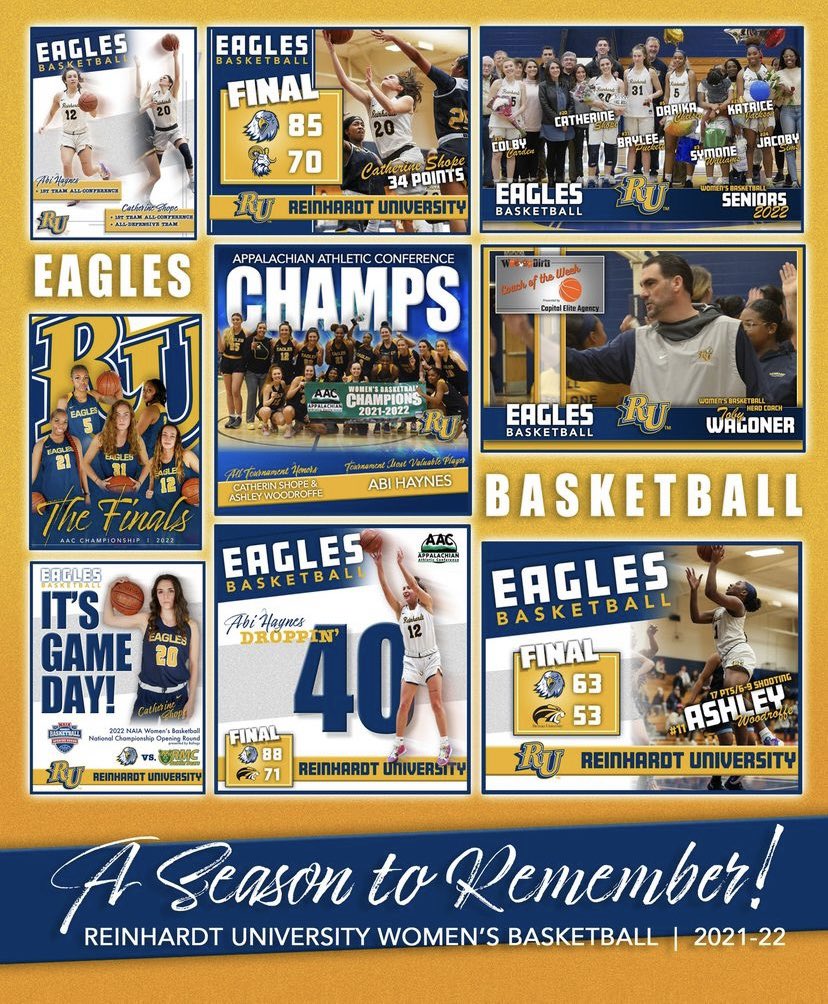 Reinhardt Athletics (@ru_eagles) on Twitter photo <a href="/RUWBB/">Reinhardt University Women’s Basketball</a> season comes to an end with a defeat to Rocky Mountain in the first round of the NAIA National Tournament, 63-44... But it is not always about the final outcome - sometimes it is about the journey that gets you to that point...
#24Teams1RU #TogetherWeSoar 🦅 <a href="/RUWBB/">Reinhardt University Women’s Basketball</a> season comes to an end with a defeat to Rocky Mountain in the first round of the NAIA National Tournament, 63-44... But it is not always about the final outcome - sometimes it is about the journey that gets you to that point...
#24Teams1RU #TogetherWeSoar 🦅