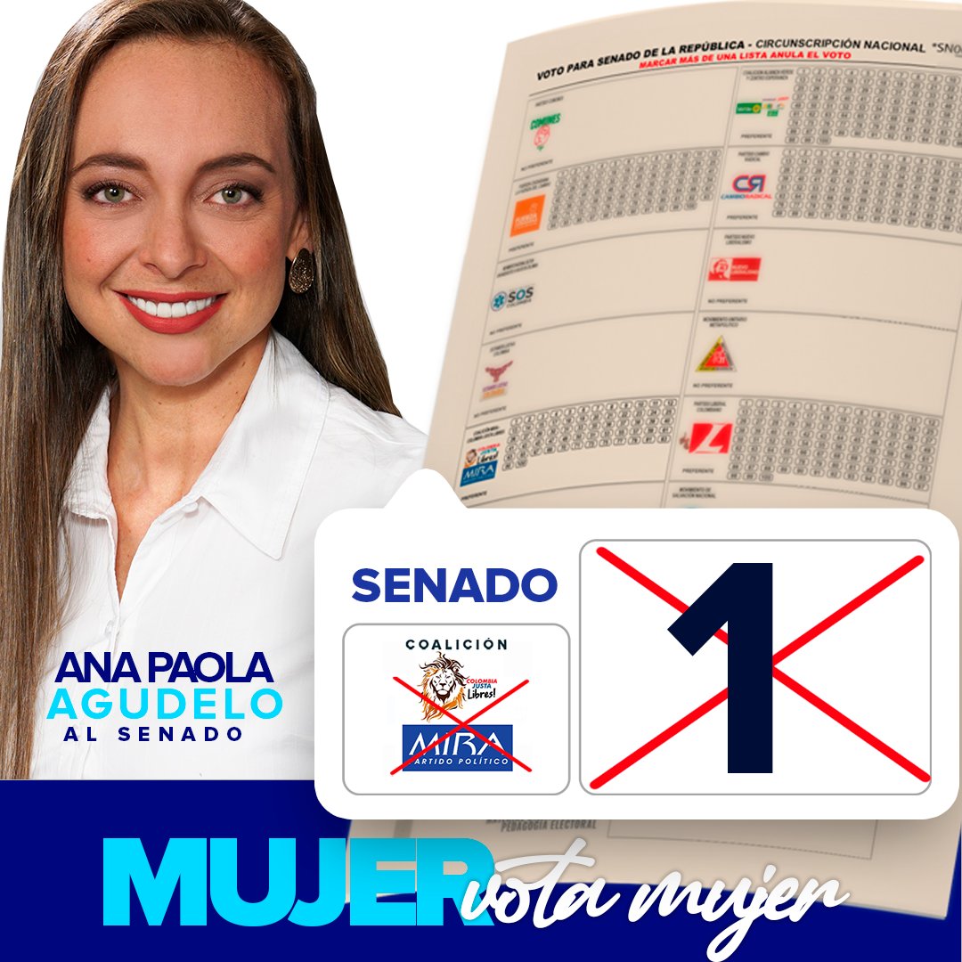 CastriOfelia's tweet photo. #MañanaVoteMIRA Madrugando a votar, pidiendo tres tarjetones y votando por @AydeeLizarazo en la Consulta Presidencial, por @AnaPaolaAgudelo al Senado y a la Cámara por el Cauca con el 103.

¡Podemos llegar al Congreso a marcar la diferencia! A representar nuestro Cauca. https://t.co/NJQ9GXEtHT