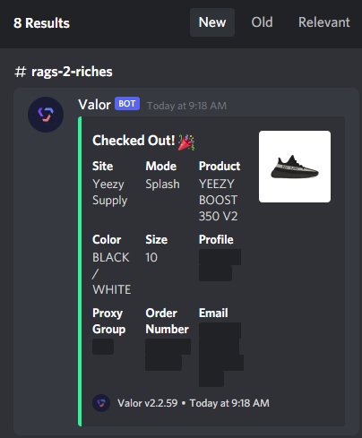 Only had 1 VanishedIO One-Click left after foams...Valor still cooked🐐 👨‍🍳 @notify 🤖 @ValorAIO ⚡️ @OculusProxies @BreadProxy @LiveProxies @808Proxies @StatProxies @NotifyProxies ✉️ @VanishedIO @StockVanished ACO ran for @AcoImpact