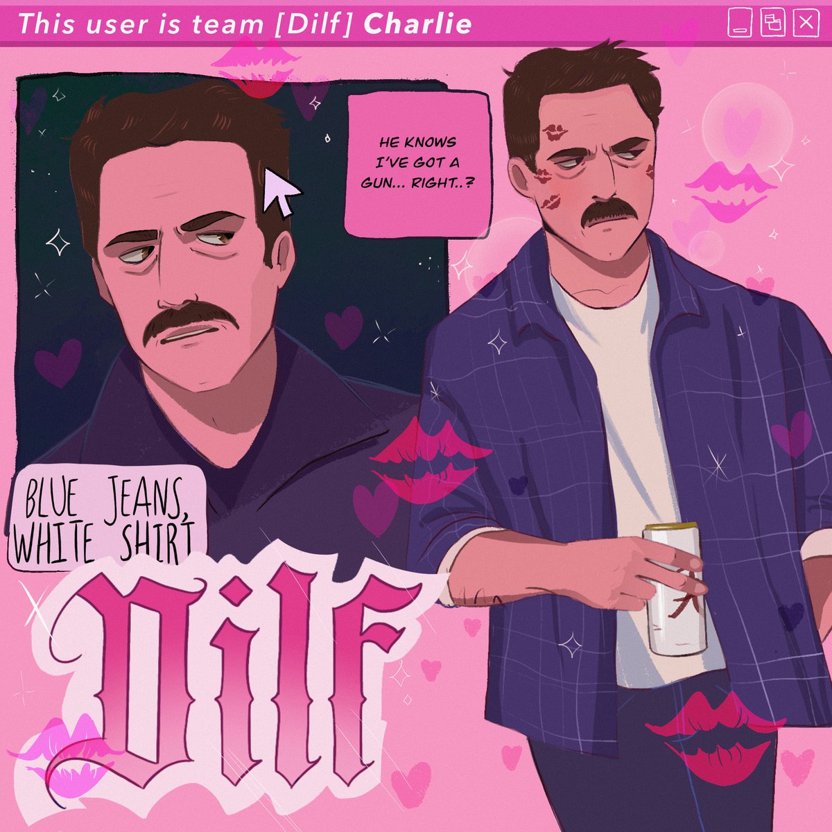 geoduckyart's tweet photo. TEAM DADDY? #Twilight #charlieswan https://t.co/7VPsN780rV
