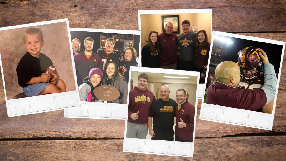 DanielHouseMN's tweet image. Blaise Andries knew he wanted to stay home and play for the #Gophers. He remained committed, fell in love with the culture &amp;amp; is now chasing his NFL dream.

Learn how math, neighborhood games, Minnesota's program &amp;amp; the Marshall community shaped his journey: bit.ly/3KEmukR