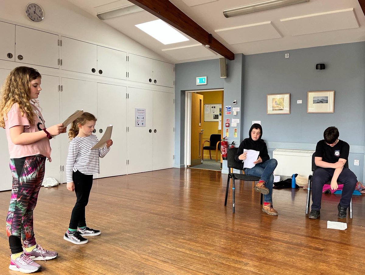 Stagezoneyouth's tweet photo. We may have been a bit short on numbers today due to birthday parties, but we were definitely not short on talent. We had fun acting out our school scene! 🌟
#acting #drama #dramateaching #scenesetting #plot #youth #characterisation #carnondowns #truro @TruroHour @secrettruro https://t.co/uAEOwBFNdT
