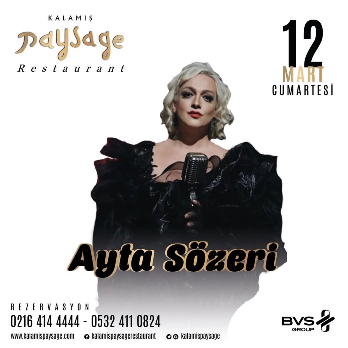 FcAyta's tweet photo. @AYTASOZERI  #aytasözeri 🧿  @kalamispaysage
Yoğun istek üzerine 💫 Programımız açıktır 💫
@bvsgroup #buakşam #istanbul  ♥️ https://t.co/dXIdYLk7qL