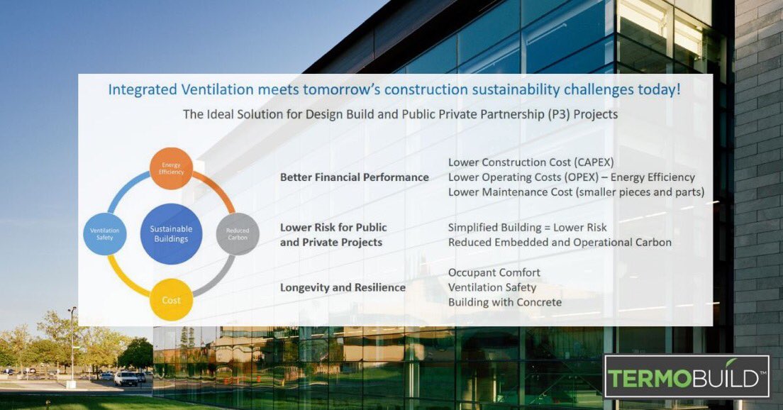 NetZero360's tweet image. Integrated Thermal Storage Ventilation Design enables some of the most efficient, independently verified buildings in North America.

Get the sustainable building design guide to learn how: lnkd.in/ggXFZyj2