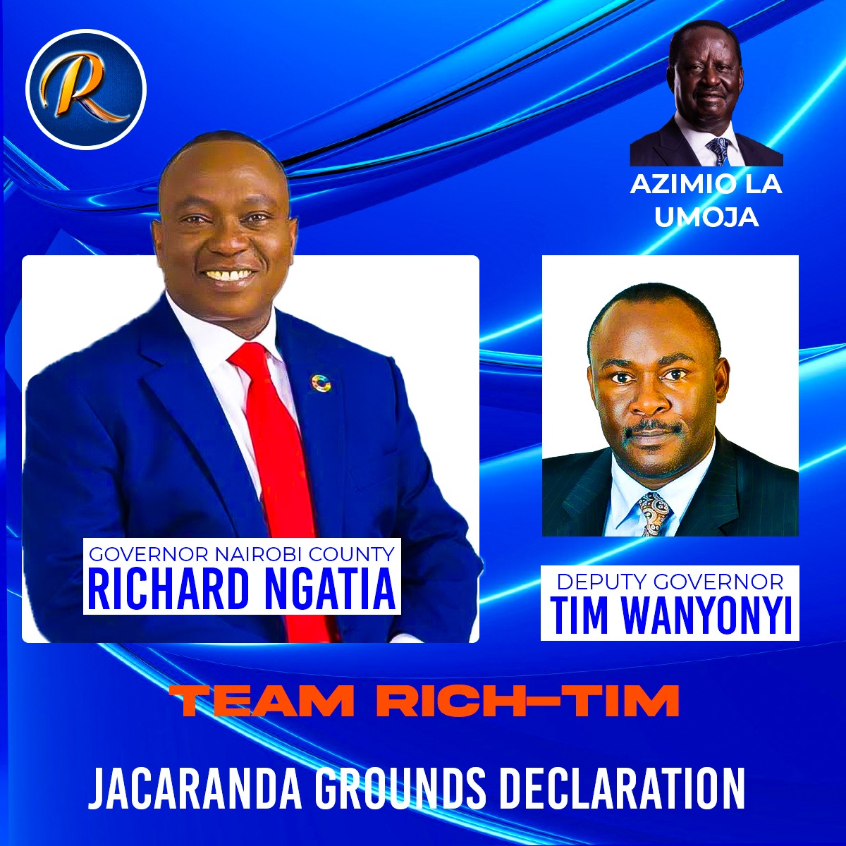 chaos_254's tweet photo. Name a better duo than these two.
I guess there is none.
Team ni TEAM RICH-TIM hadi kwa ballot.๐ฅ
#InhandsofNgatia
#teamRichTimTRT
#AzimioCountry https://t.co/hwFyZ3AWrd