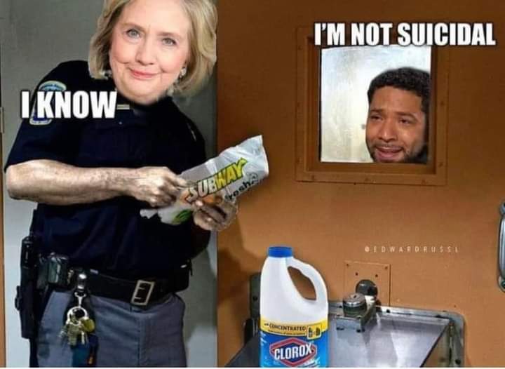 LiterallyPIST's tweet photo. Can anyone else sense what's coming, does he think he is epstien? Btw epstein didn't kill himself.
#killery
#HateCrime #JussieSmollett #JUSSIEGUILTY https://t.co/zErEMB1wsU