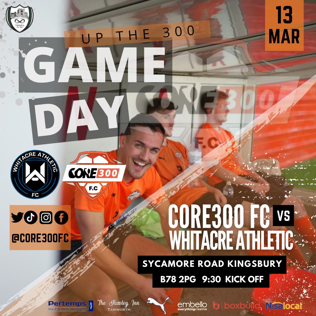 300_core's tweet photo. The lads are back🧡
🏆 Quarter Final of the Ellison Rose Bowl Cup
🆚 Whitacre Athletic
Let’s go👊🏽
#UTC
#CORE300 https://t.co/bNUtgAZR0s