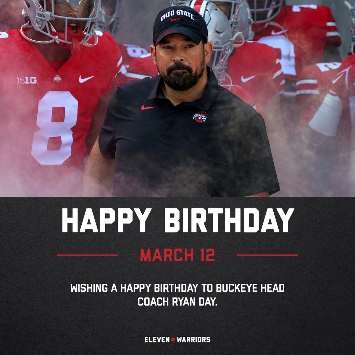 11W's tweet photo. It's Ryan Day's birthday today. Wishing him a good one! https://t.co/2ed6A3Z2G5