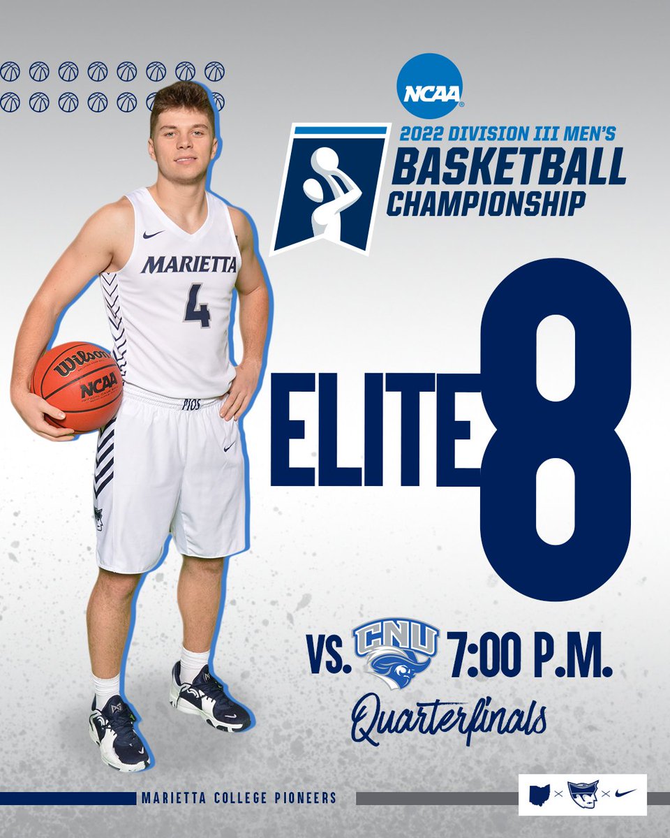 Marietta College Athletics (@mariettapioneer) on Twitter photo π¨ππ¨ππ¨π
#2 <a href="/MC_Pioneerhoops/">Marietta College Basketball</a> takes on the #4 Captains for a spot in the Final 4. Let's pack the #BanJo tonight. #PioNation #BringForthAPioneer #d3hoops
β° 7 pm
ποΈ Ban Johnson Arena
πΊ bit.ly/3MKMyfZ
π bit.ly/3nuUCXI
π» bit.ly/2ZAY6i1 π¨ππ¨ππ¨π
#2 <a href="/MC_Pioneerhoops/">Marietta College Basketball</a> takes on the #4 Captains for a spot in the Final 4. Let's pack the #BanJo tonight. #PioNation #BringForthAPioneer #d3hoops
β° 7 pm
ποΈ Ban Johnson Arena
πΊ bit.ly/3MKMyfZ
π bit.ly/3nuUCXI
π» bit.ly/2ZAY6i1