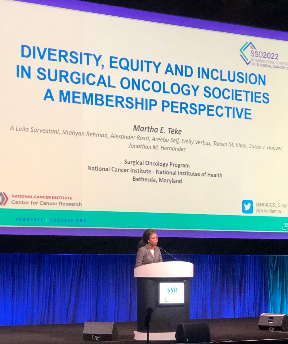 AMAZING presentation by a thought-leader in academic surgery. I'm honored to be along for the ride @TekeMartha #SSO2022