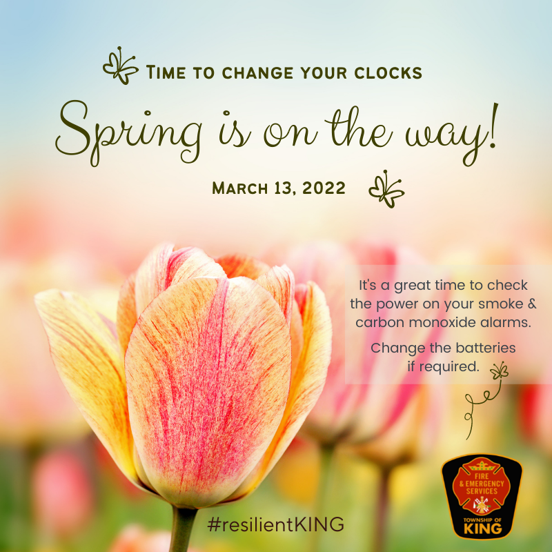 KingTownship's tweet photo. Clocks spring forward one hour tomorrow. Great time to test smoke and CO alarms. #sunrise #springtime  #firesafety 
@K_F_E_S https://t.co/zFMffqPsub