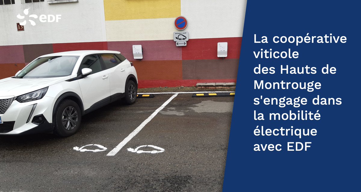 StphaneCASSAGN1's tweet photo. La coopérative viticole des 🍷 #HautsdeMontrouge s'engage dans la 🚘 #MobilitéElectrique avec #EDF : inauguration de 2 bornes de recharge de VE mises à disposition du public à #Nogaro ! @EDF_Occitanie @EDF_Entreprises @Izivia https://t.co/ievLzaJ8JL