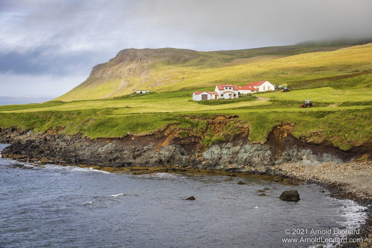 arnlee's tweet image. Iceland has many farms in beautiful, remote locations.  This farm is in the Borgarfjordur Eystri area on the eastern coast of Iceland.

See more of Iceland and other locations at arnoldleonard.com