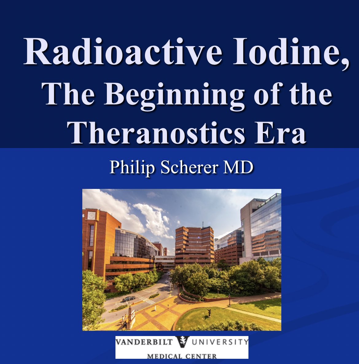 PSchererMD's tweet photo. Thank you @histmedscisouth for the opportunity to present “Radioactive Iodine, The Beginning of the Theranostics Era” at the 2022 Annual Conference of the Southern Association for the History of Medicine and Science (SAHMS).

#SAHMS2022 #SAHMS #nuclearmedicine @SNM_MI https://t.co/0keh8VEeuy