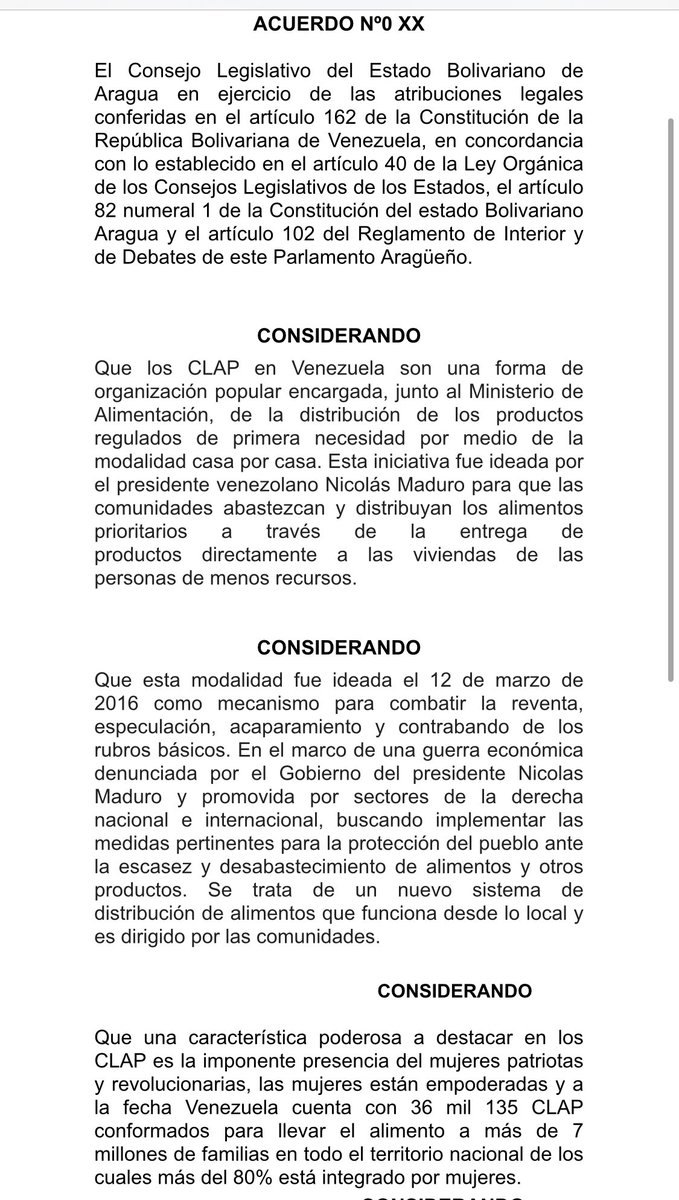 indhriana's tweet photo. Hoy, al cumplirse 1 año más de la creación del #ClapEnVictoria por nuestro Presidente @NicolasMaduro como mecanismo para combatir el bloqueo a 🇻🇪, quiero agradecer a los y las Dip. del @AraguaCleba por promulgar un acuerdo en el que se unen a la lucha por la #LibertadParaSaabYA https://t.co/g17cSjdvkj