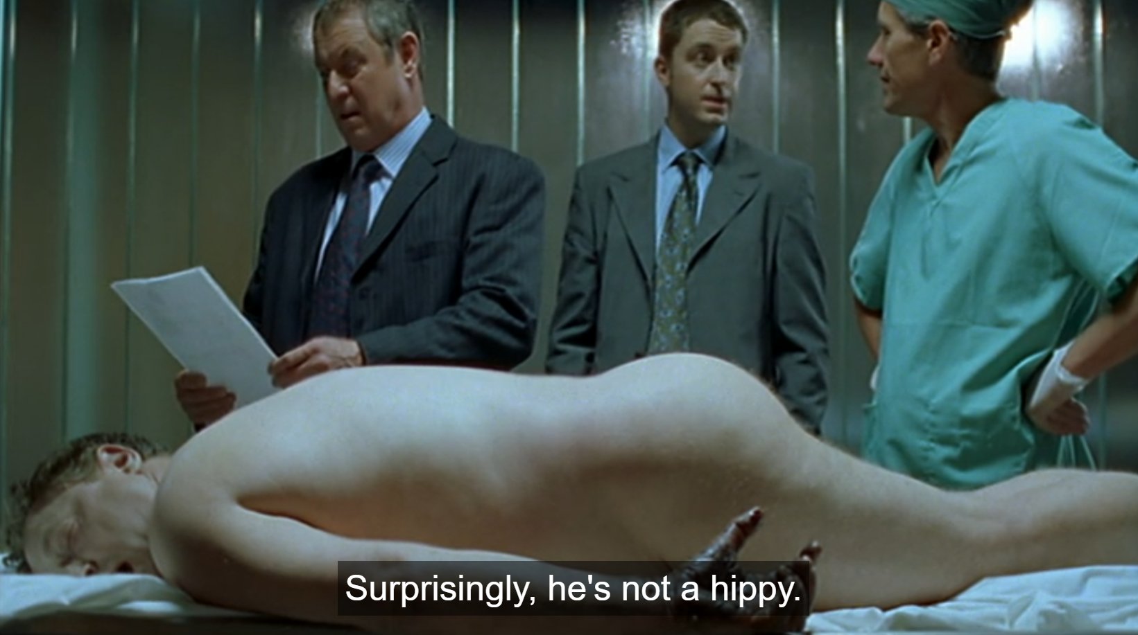 morgue naked  / X