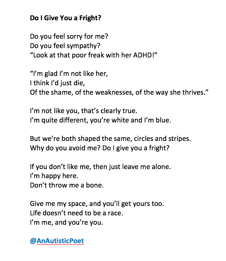 The Autistic Poet tweet media