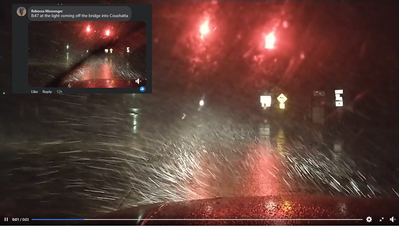 Natchitoches Weather on Twitter "Winter Precipitation Event SNOWFALL