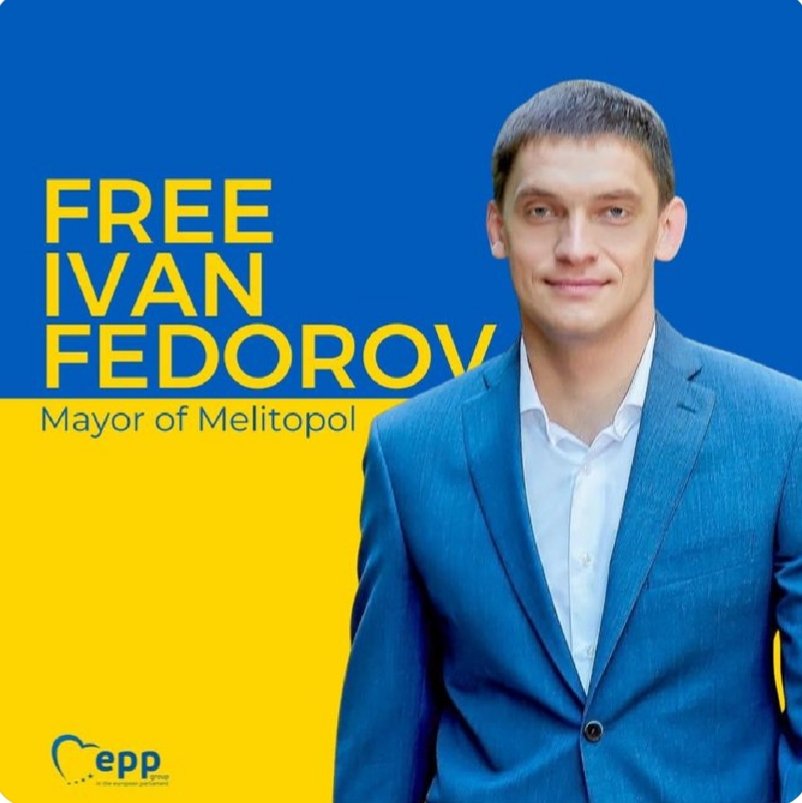 davidduranEur's tweet photo. @myroslavapetsa #FreeIvanFedorov 🇺🇦
#PutinWarCrimes https://t.co/IfPWEtWiOS