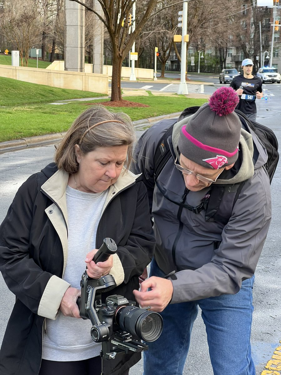 MollyGrantham's tweet photo. Can’t believe the gift to see… @EricThomasWx out with his wife Vickie video-ing #RunJenRun5k. He is just so awesome. So into it. Wish I had better photos but he was moving fast. He was first introduced to @GoJenGoTweets thru our #PinkCupcakeWalk last October.

@WBTV_News https://t.co/L75AigZoSK