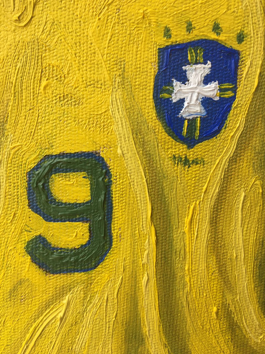 meudeus011's tweet photo. Ronaldo “Fenômeno” Nazario

Pintura Óleo sobre tecido, 20x30cm
.
.
.
@Ronaldo #Ronaldo #R9 #futebol #SelecaoBrasileira #pintura #painting #luvadepedreiro #WorldCup2022 #desenho #Fenomenal https://t.co/lbBFNsX8sM