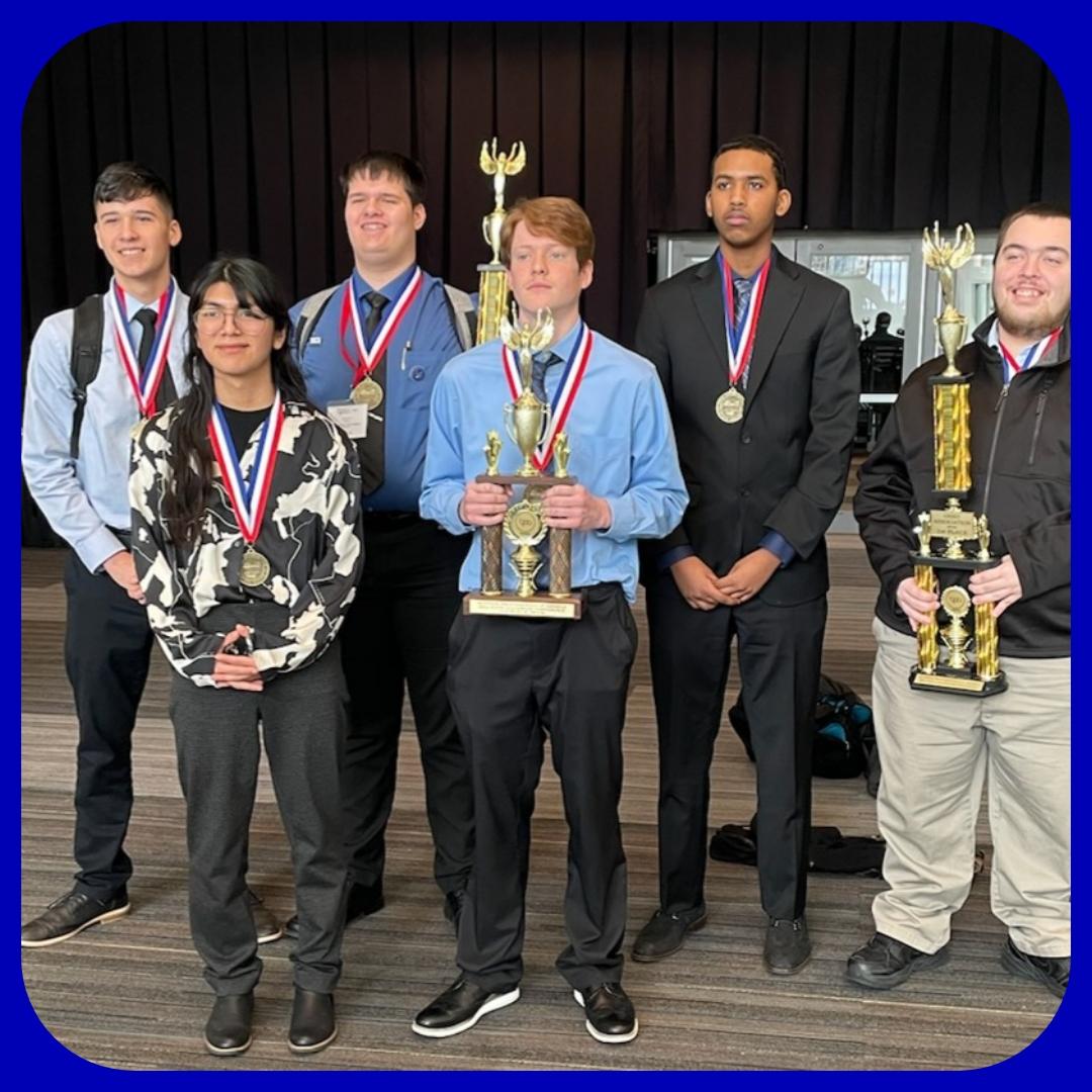SWCA_Careers's tweet photo. SWCA Cyber Security students who qualified for BPA National Competition!
Jared Hale 1st Place SQL
Alex Chalm 3rd Place Comp Sec
Guillermo Pablo Martinez
Ben Griffith
Uniah Neville
Ayub Egal-2nd Place Network Design Team
Great job-SWCA is proud of you!
@SWCSD #SWCAProud https://t.co/8ZlQlfo6Bi