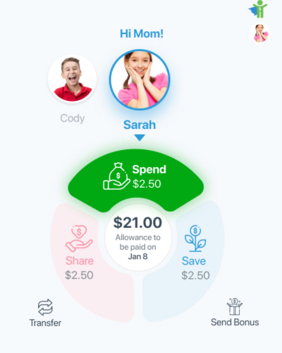NAPPAawards's tweet photo. An educational app that helps teach kids how to earn, save, share, spend and invest real allowance @BusyKid16 #nappaawards #playlearnconnect #financialliteracy #financialwellness #kidsmoney #moneyforchores #allowancematters https://t.co/LsIXOEfILM