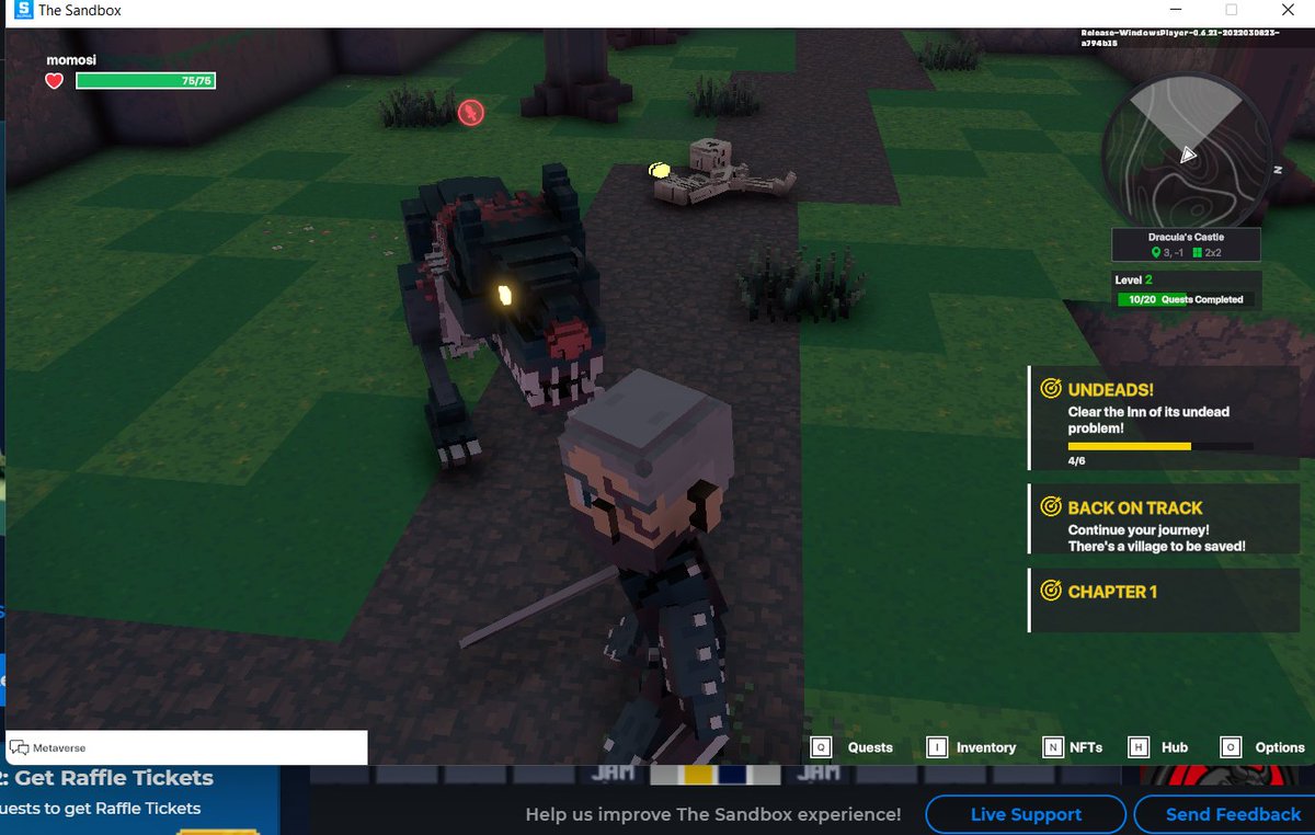 mmost_t's tweet photo. @TheSandboxGame I just participated in the daily #SandboxAlphaS2Contest for a chance to earn up to 1,000 $SAND! Starting March 10 - Show your love for Dracula. Check out my screenshot below! 👇 #SandboxAlphaS2 https://t.co/aMKXaXJEUp