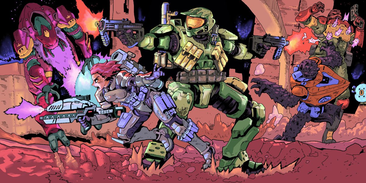 TheCountofS's tweet photo. Commander Shepard and Master Chief,

#masseffect X #halo https://t.co/Poz6LYuFaR