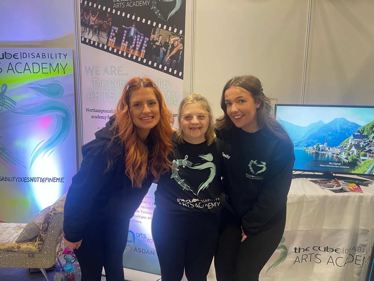 We’re <a href="/MOVEITSHOW/">MOVE IT</a> and just found the amazing <a href="/CubeDisability/">The Cube Disability</a> Arts academy! Such a lovely welcome and LOOK they have a Disability Dance Convention on May 21st! See you there?? <a href="/sallyephillips/">Sally Phillips</a> looks good!! And more lovely people! eventbrite.co.uk/e/masterclass-…