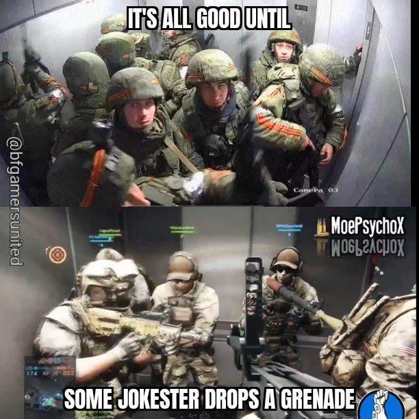 When real life imitates <a href="/Battlefield/">Battlefield</a>