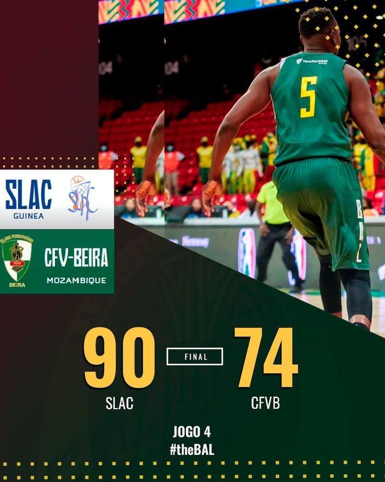 Esta mañana, el Ferroviario da Beira 🇲🇿 cayó 80-74 ante el Slac Basketball 🇬🇳.

El próximo partido será ante el REG Basketball Club 🇷🇼.

#VamosFerro 💚🤍
