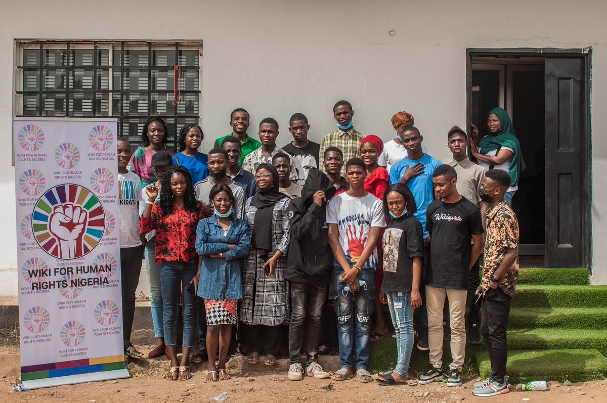 TheJamesPopoola's tweet photo. As members of the Wikimedians for Sustainable Development and Wiki Loves SDGs Nigeria, we join the 2022 #WikiforHumanRights Campaign in Ilorin.
Kudos to the team members who made the training possible via their volunteering spirit.
π·: @kojoclicks
#SDGs #W4HRNG #WikimediaNG https://t.co/AFG2xCy0fq