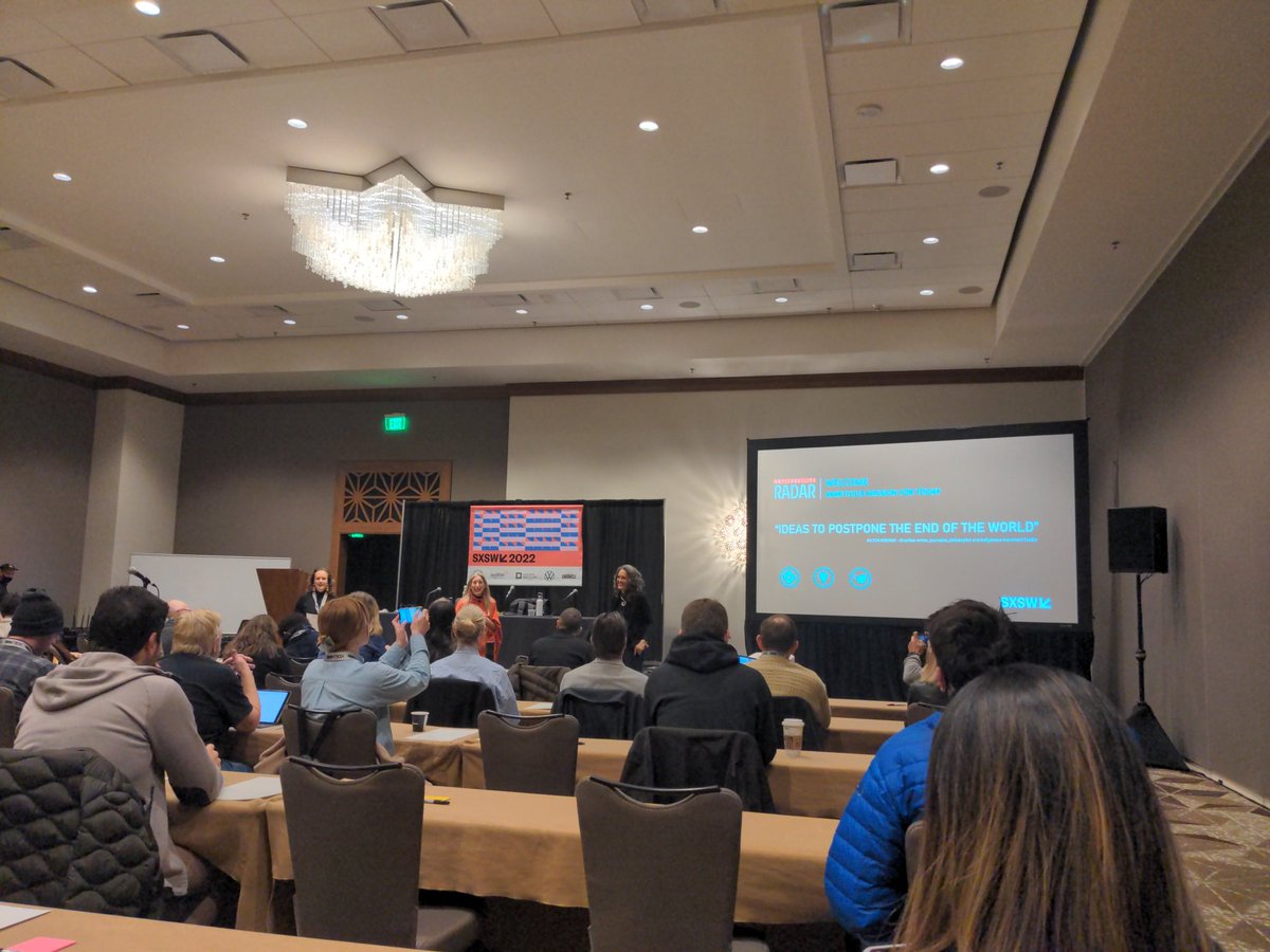 Kicking off day two at #SXSW2022 with a workshop exploring innovation tools for creative and strategic #ESG #reframing