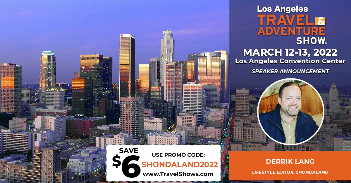 If you're in #LA tomorrow, come on down to the <a href="/TravAdventure/">TravelAdventureShow</a> show for my talk on visiting exotic destinations featured in film and TV series like #StarWars, #GameOfThrones, and #TwinPeaks. 🌍