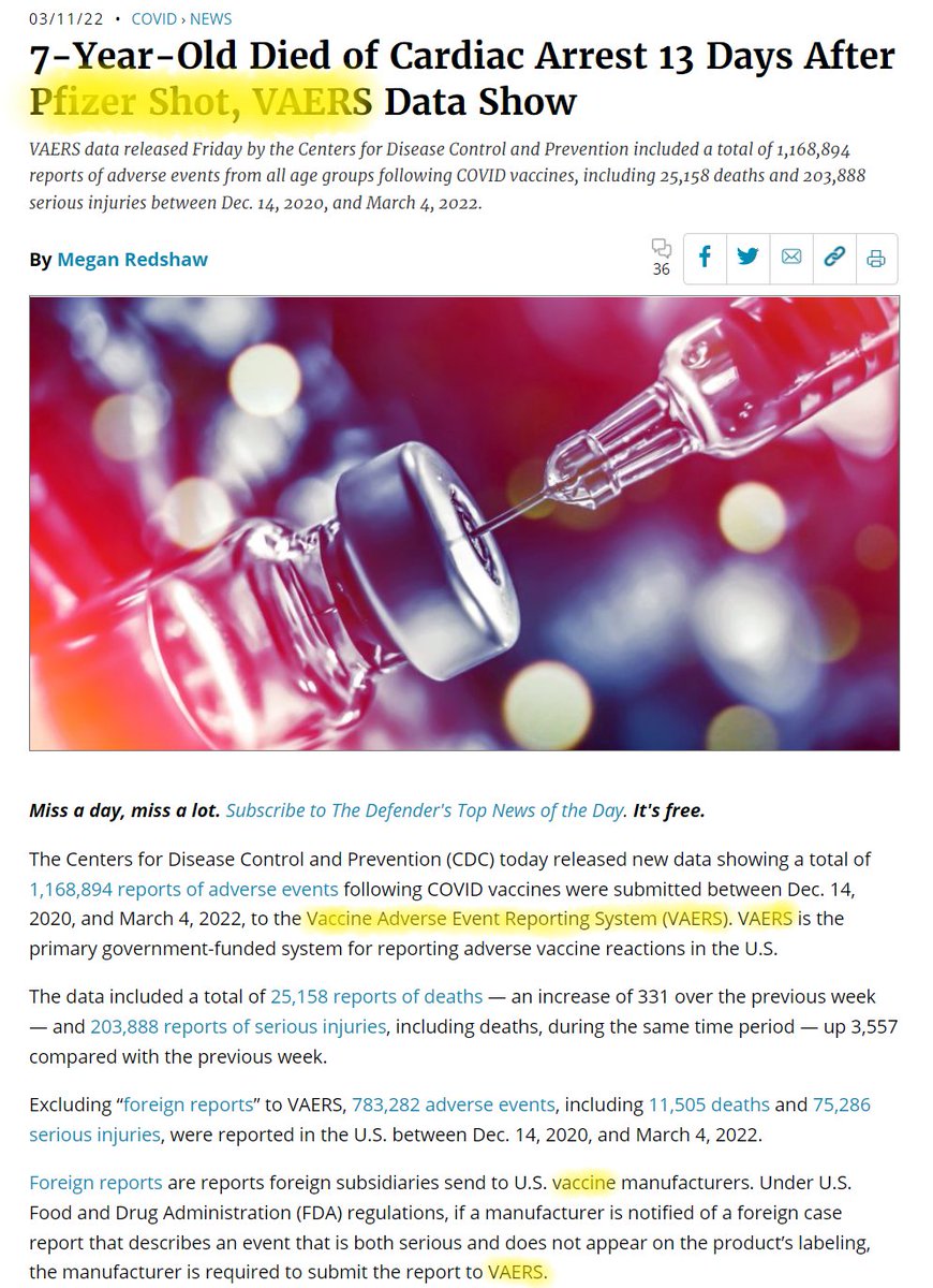 P_McCulloughMD's tweet photo. Of the 11,505 U.S. deaths reported as of March 4, 17% occurred within 24 hours of it, 22% occurred within 48 hours, and 60% occurred in people who experienced an onset of injury symptoms within 48 hours of being taking it, suggesting there is some hope of saving lives. https://t.co/nbTHPKhKPs