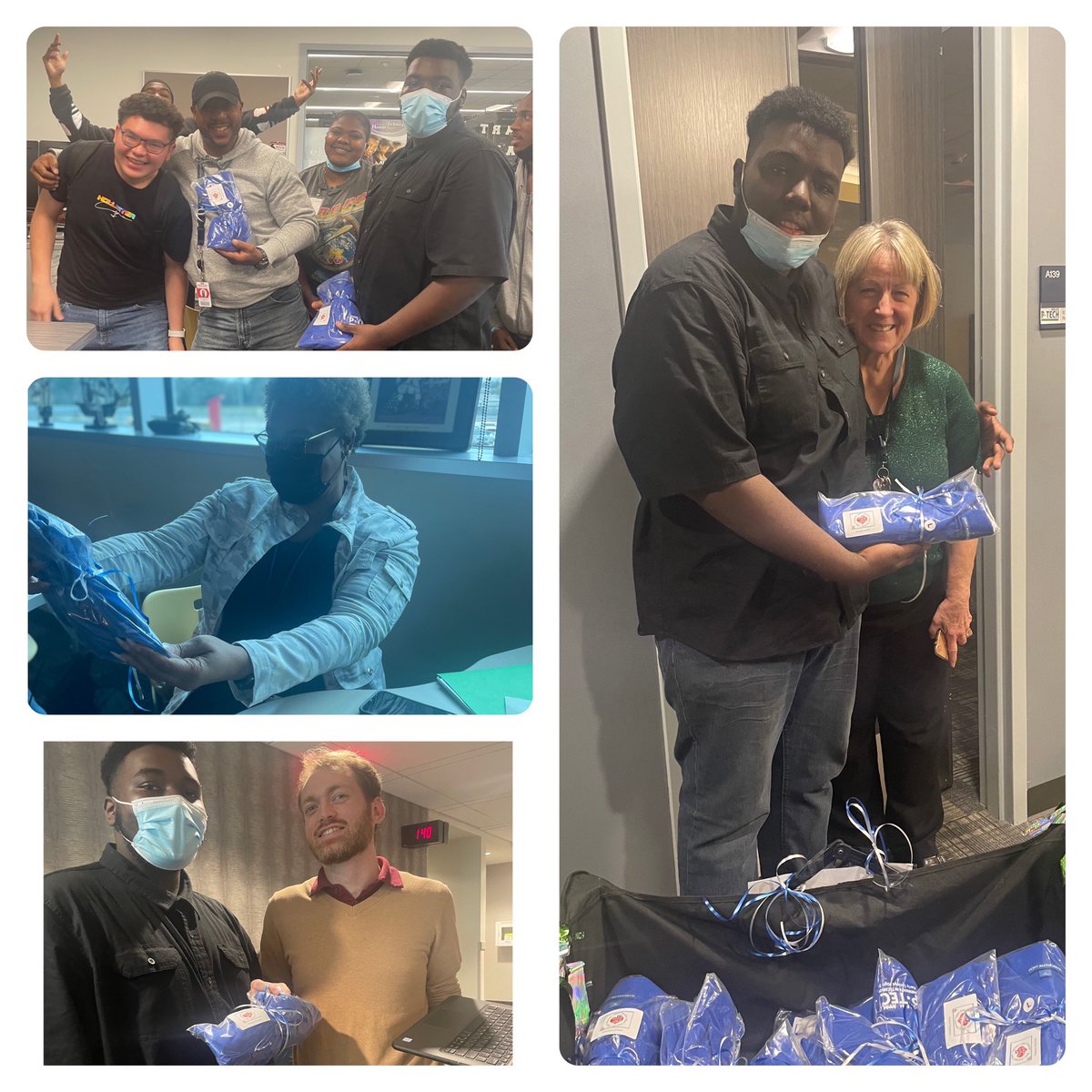 AvalosPTECH's tweet photo. We would love to SHOUT OUT our appreciation to @AldineDistrict for awarding @AvalosPTECH funding 4 our #Return2Learn with #SEL grant. Our #Stress ball #Giveaway and #School branded Polos for #Teachers and staff brought SMILES, JOY & LAUGHTER & LIFTED EVERY #Phoenix on #SELday! https://t.co/r8ODzXVKSJ