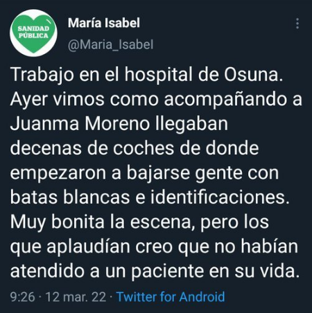 Asil_Vestra0's tweet photo. Hola @JuanMa_Moreno, ¿es verdad que has montado ese teatro para seguir engañando a los andaluces mientras desmantelas la sanidad pública? https://t.co/wnD8oFaWgk
