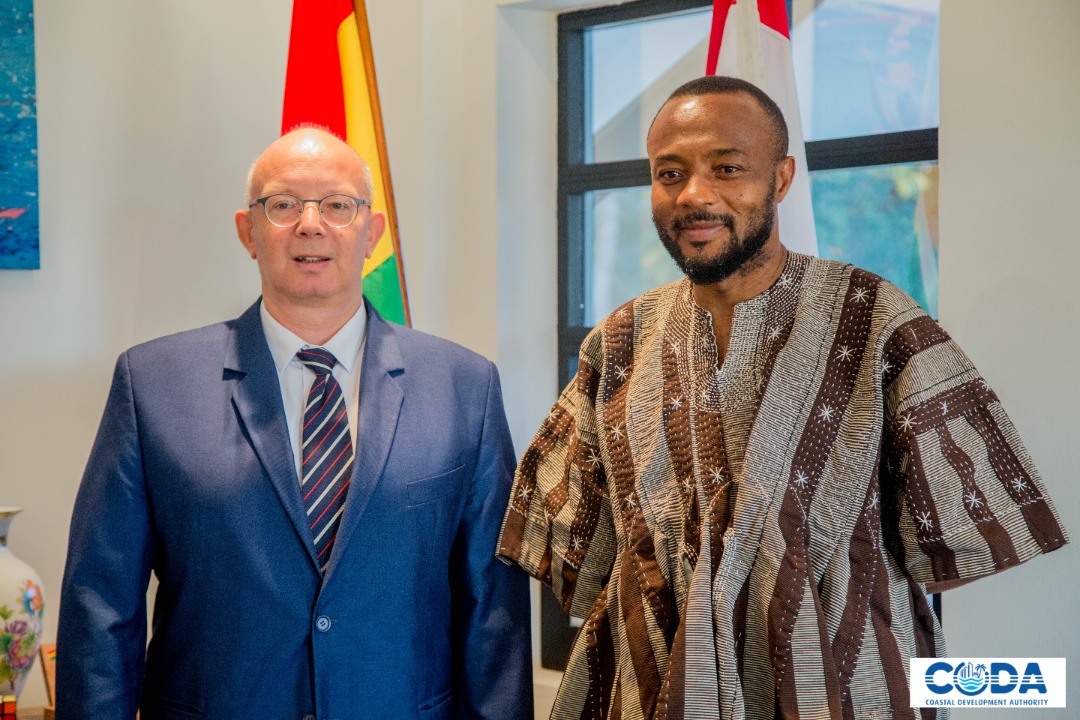 CoastalDevelop2's tweet photo. CODA STRIKES PARTNERSHIP DEAL WITH THE HUNGARIAN AMBASSADOR TO GHANA
The Hungarian Ambassador to Ghana, His Excellency Tamas Endre Feher on Thursday 10th of March 2022 received a delegation from CODA led by the CEO Lawyer Jerry Ahmed Shaib and the Deputy Mr. Emmanuel Affram Anim https://t.co/XMU9pgi4Fc