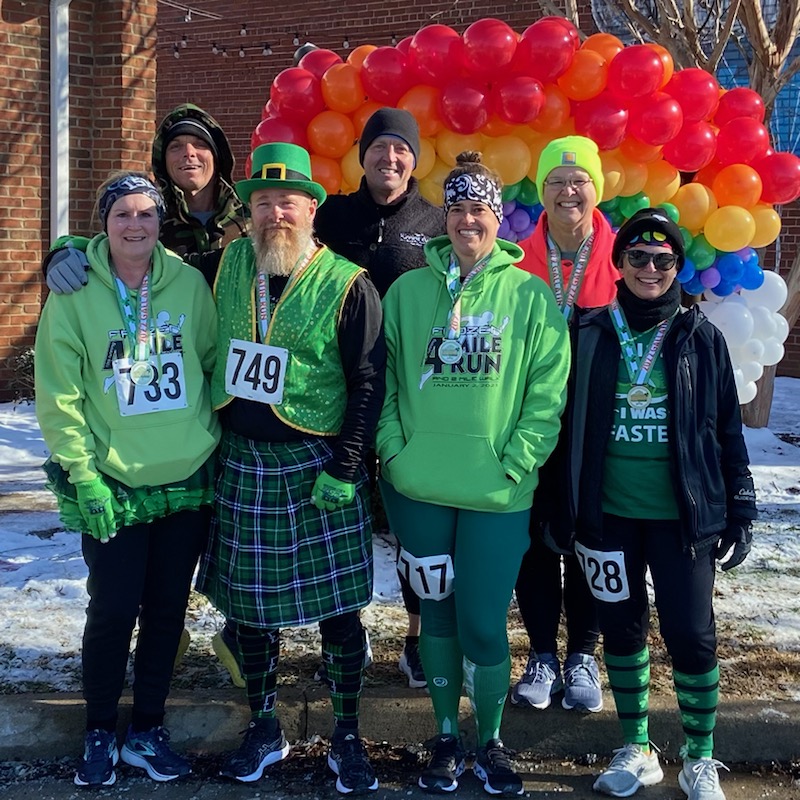 Bg262's tweet photo. It's us. We're the crazies.
Congrats to @BGRoadRunners at their lucky race 🍀🌈
#bg262 #laceup #babyitscoldoutside #winterrunning #crazyrunner https://t.co/xeY2oAkcw6