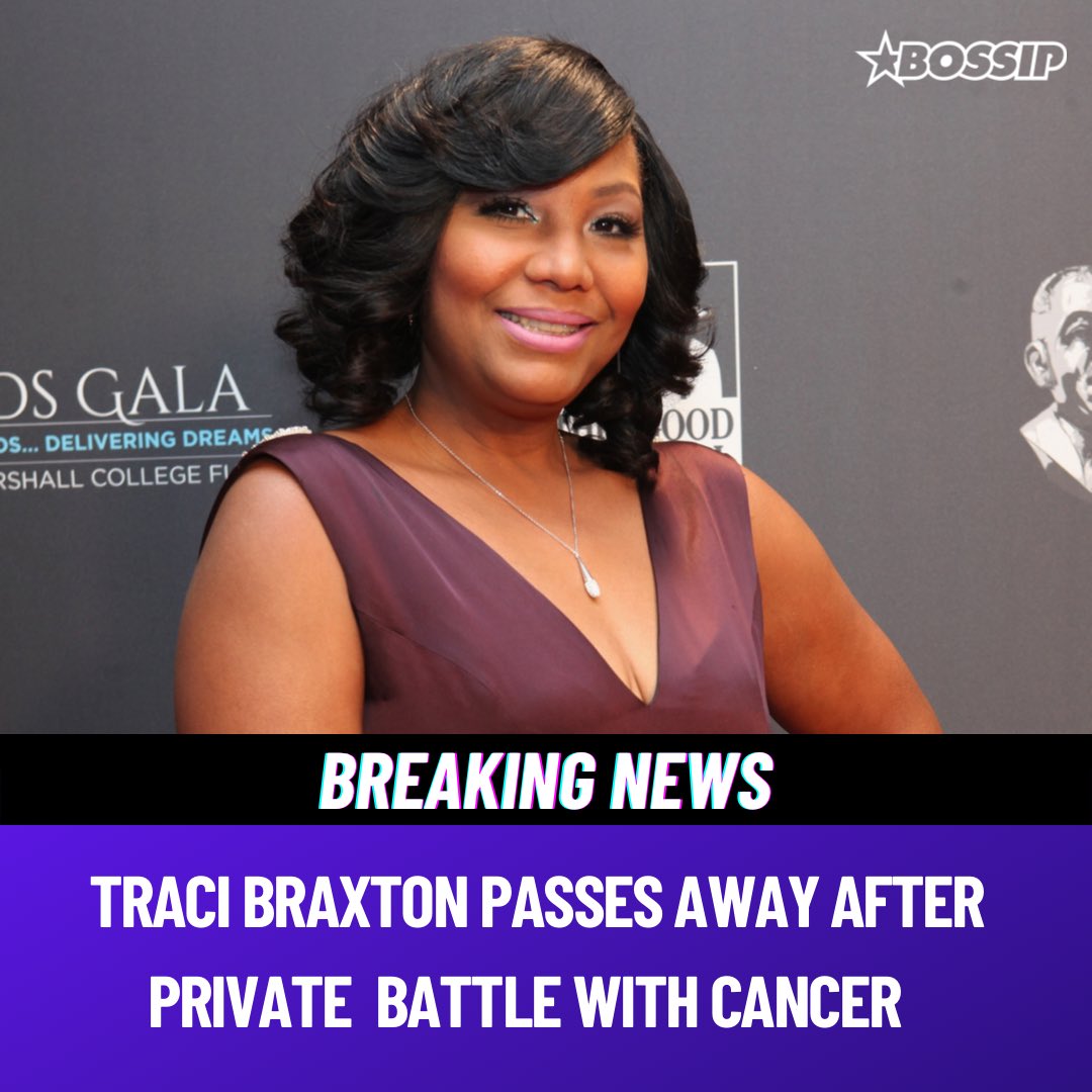 After a private battle with esophageal cancer, Traci Braxton has passed way at the age of 50. Our deepest prayers are with the Braxton family. Rest In Peace 🕊
📸: Getty