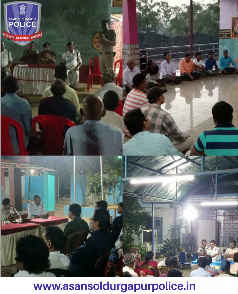 Cpadpc's tweet photo. Route march and Coordination meeting at different PS areas to maintain peace and tranquility.
#WeCareForYou
#RouteMarch
#ADPCCommunityContactProgram
@WBPolice https://t.co/s1inhYnYLk