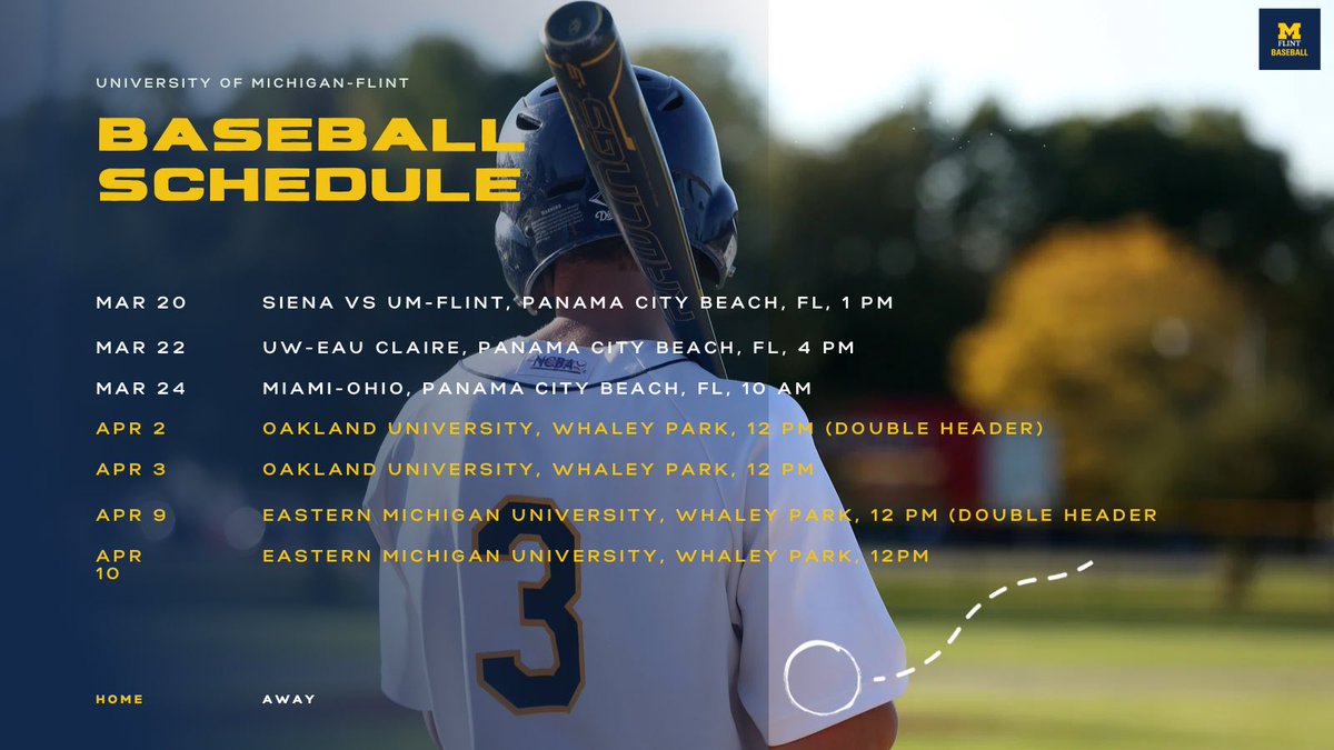 UM-Flint Baseball tweet media