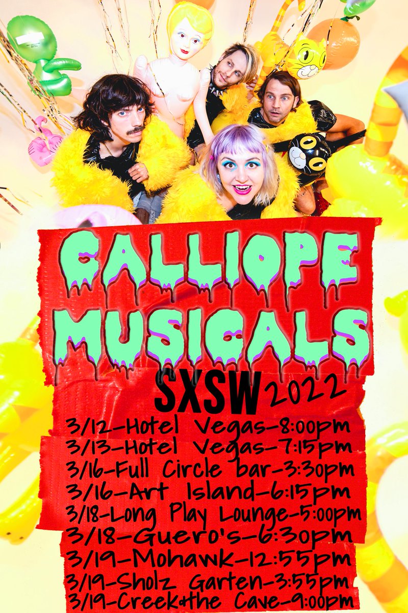 calliopemusical's tweet photo. SXSW BABY!!!! https://t.co/4YaV9Ey3wc