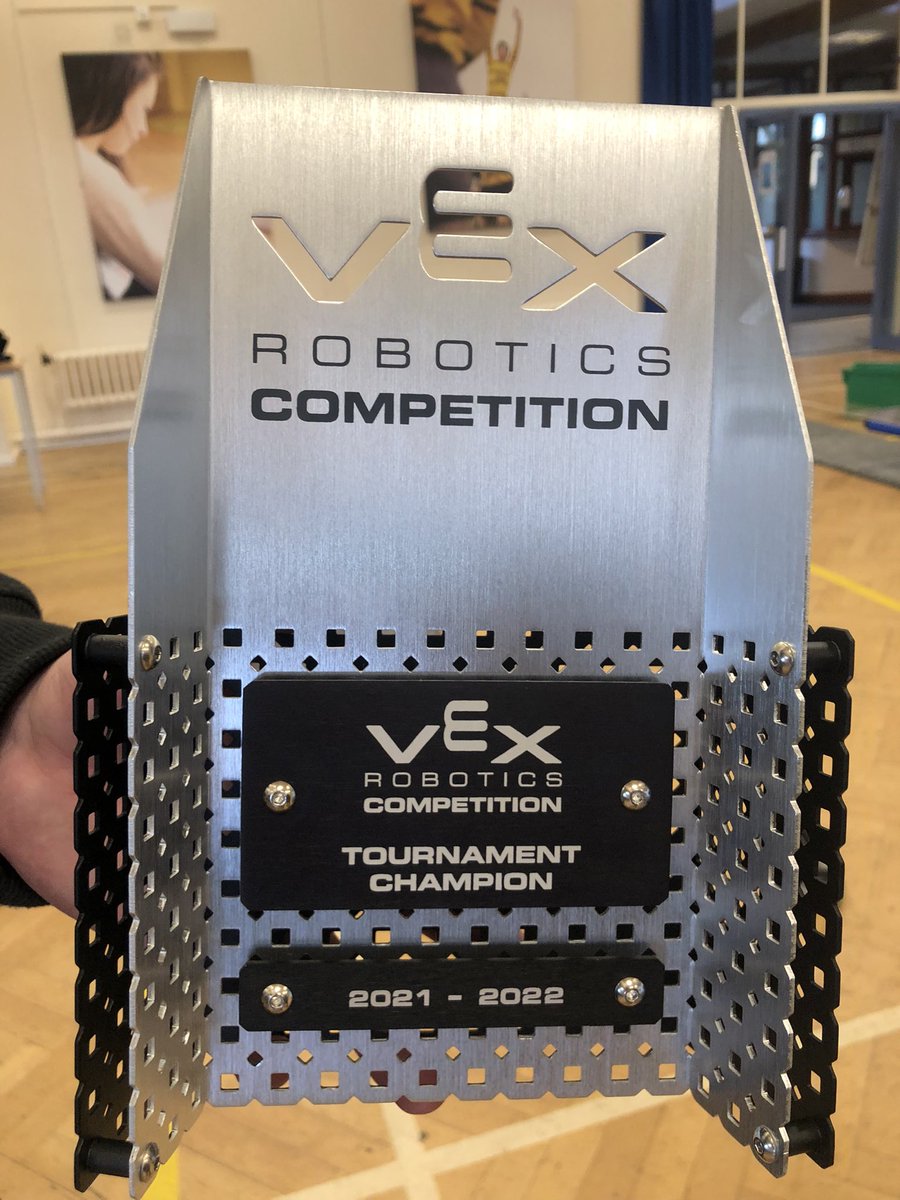 What a day! Thanks to all the teams for making a great event! Super proud of both our <a href="/Cotswold_School/">The Cotswold School</a> teams that made it to the final and TCS Uprising for a great victory! Our first award guys!!💪👌🥲, see y’all <a href="/VEXRoboticsUK/">VEX Robotics UK</a> nationals <a href="/NoonanTech/">Mr Noonan Technology</a> <a href="/StowePhysics/">Stowe Physics</a> <a href="/AndrewDuffeyDTE/">AndrewDuffeyDTE</a>
