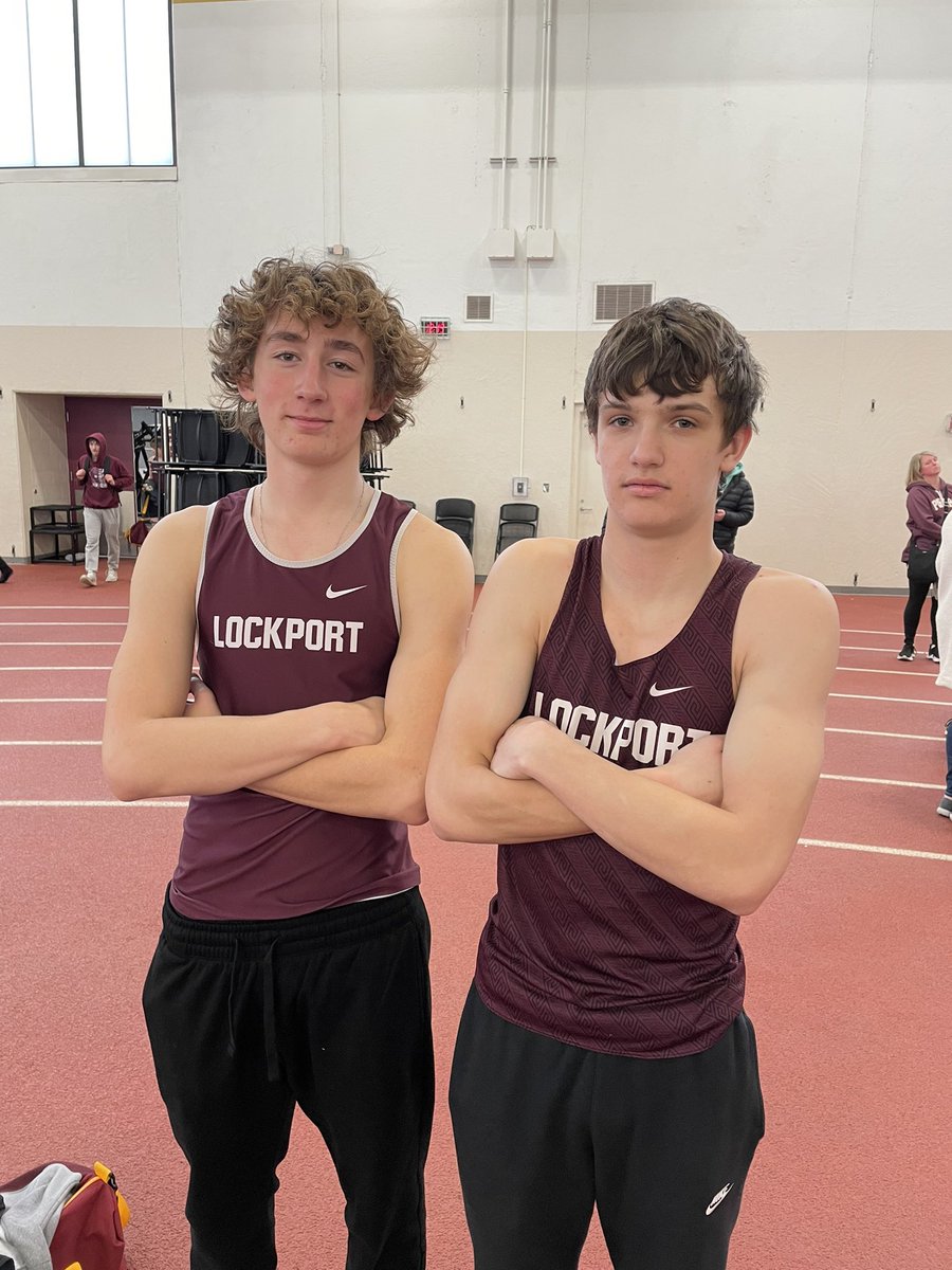 LockportTrackXC's tweet photo. Star freshman hurdlers!

Graydon Czako - 9.04 60H
Johnny Wesolowski - 9.64 60H

#1 and #6 freshmen in IL!!

#PorterPride https://t.co/awj36HdG7C