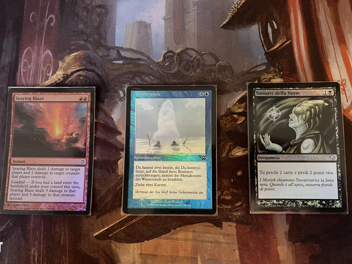 More new additions to paupercube, these foils are gorgeous! 
Thanks <a href="/Mengu09/">Andrea Mengucci</a> for this upgrade🤩 #mtg #mtgpauper #pauper #paupermtg #cube #foil